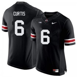 Men's Ohio State Buckeyes #6 Kory Curtis Black Nike NCAA College Football Jersey April MCM4044FR
